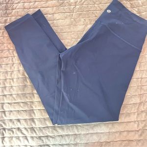 True navy Wunder under leggings.  High rise size 6, 25 inch   Like new
